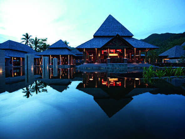 Ephelia Resort - the resort at sunset