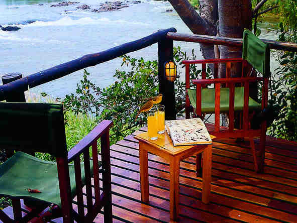 Impalila Island Lodge - Private Deck 
