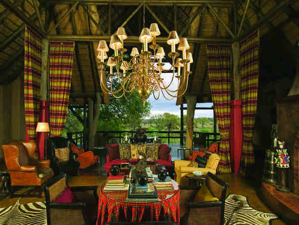 Singita Ebony Lodge - Lounge