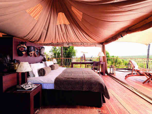Mara Bushtops Camp - bedroom