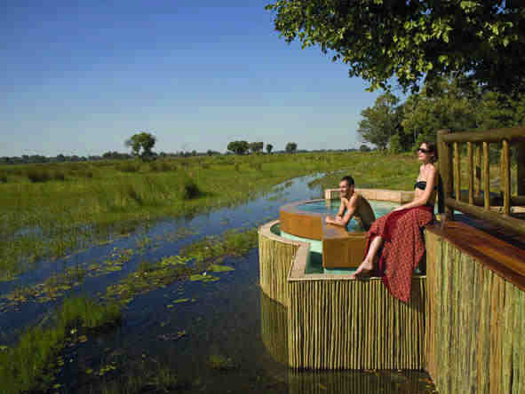 Eagle Island Camp - soak up the sun on your private deck