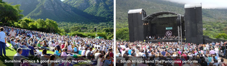 Kirstenbosch Gardens - summer concerts Kirstenbosch Gardens - summer concerts