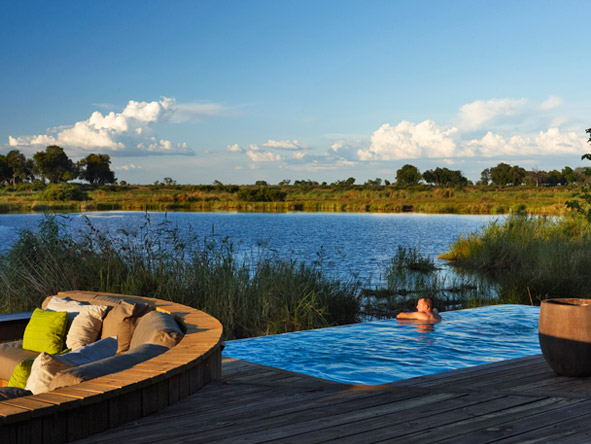 Luxury Botswana Wilderness Honeymoon - King's Camp swimming pool