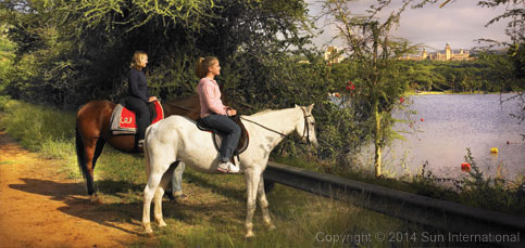 horse riding