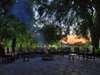 Camp Okavango - boma sunset