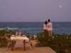 Thonga Beach Lodge - couple having dinner