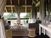 Londolozi Founders Camp - lounge overlooking forest