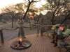 Onguma Tree-Top Camp - campfire
