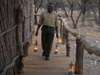 Onguma Tree-Top Camp - lamps on walkway