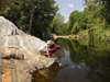 Kitich Camp - guest on river bank
