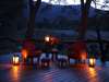 Kitich Camp - chairs on deck at night