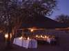 Chobe Under Canvas - outdoor dining