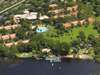 Cabanas - aerial view of the resort