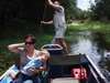 Anza Snyman - heading out into the Okavango Delta with the family
