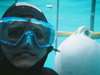 Sharlene Swart - shark cage diving in Gansbaai, Cape Town