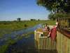 Eagle Island Camp - soak up the sun on your private deck