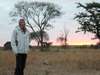 Lisa Liprini - enjoying the sunset in Madikwe